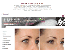 Tablet Screenshot of darkcirclesnyc.org